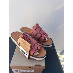 Bearpaw Huaraches Vanessa Coral 252 Women's Woven Sandals Slides Size 6 NEW